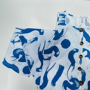 ASOS cotton abstract jumper